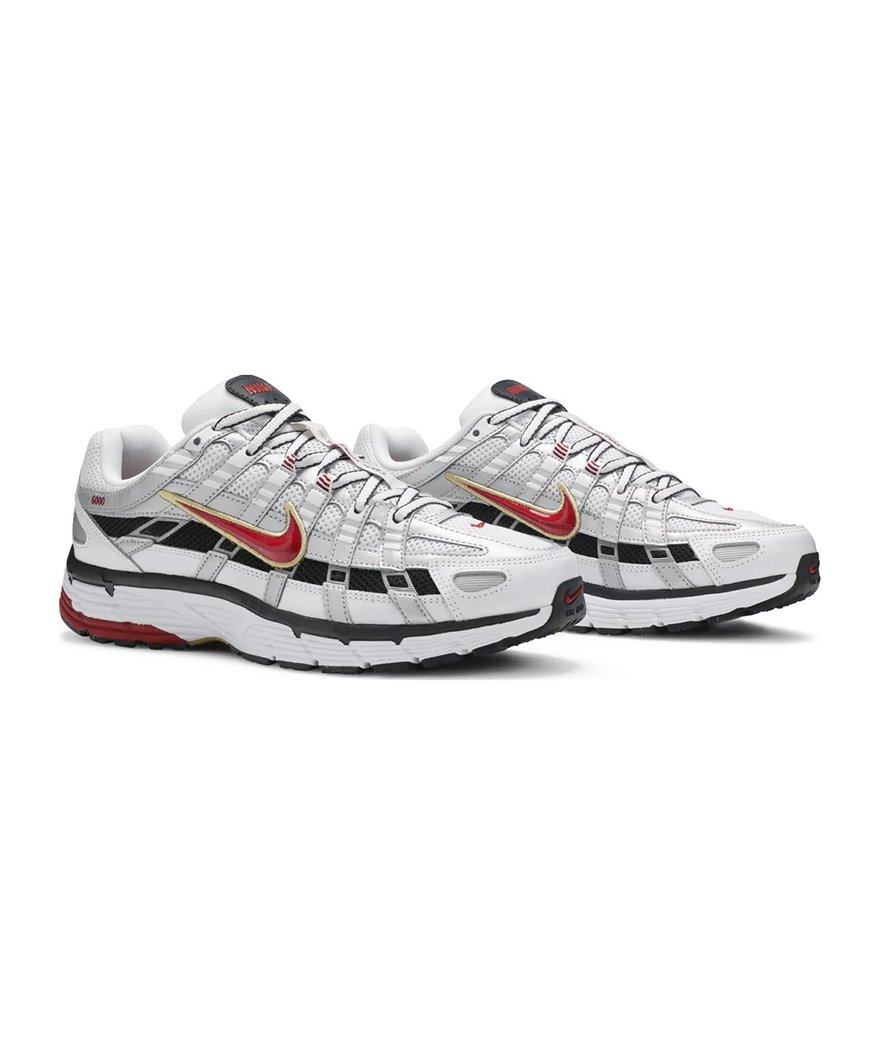 Nike P6000 Cnpt Metallic Silver Red,NIKE P-6000,NIKE SHOES