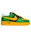Louis Vuitton Nike Air Force 1 Virgil Abloh Yellow Green ,AIR FORCE 1,NIKE SHOES