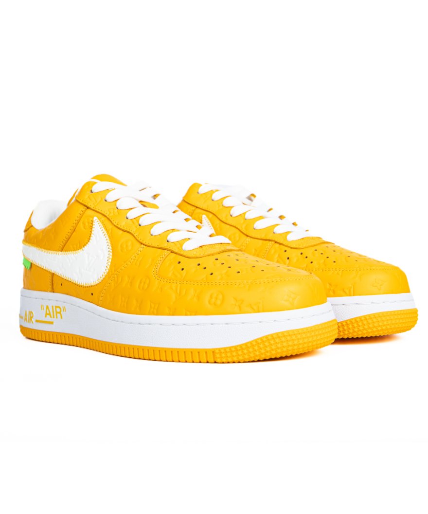 Louis Vuitton X Nike Air Force 1 Low Yellow,AIR FORCE 1,NIKE SHOES