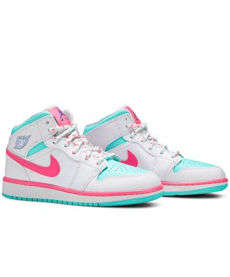 Air Jordan 1 Mid Gs Digital Pink,Air Jordan 1 Mid,AIR JORDAN