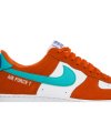 Air Force 1 07 Lv8 Athletic Club Rush Orange Washed Teal,AIR FORCE 1,NIKE SHOES