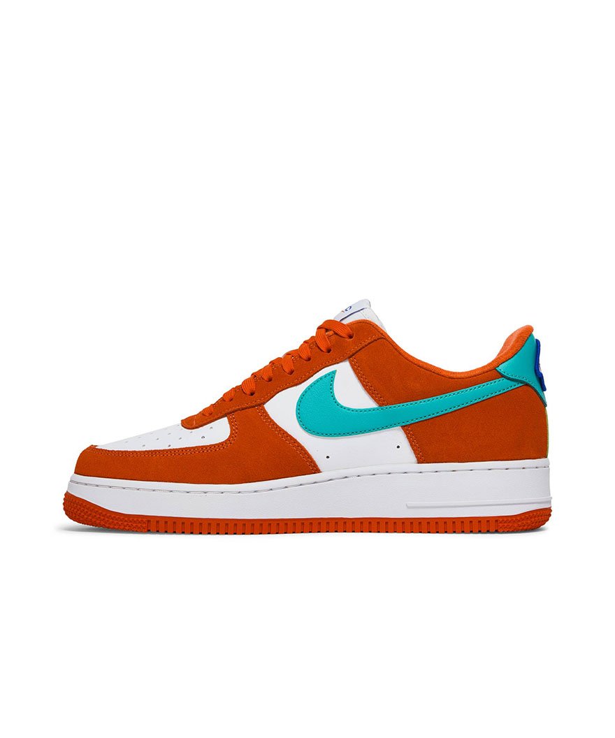 Air Force 1 07 Lv8 Athletic Club Rush Orange Washed Teal,AIR FORCE 1,NIKE SHOES