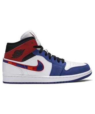Air Jordan 1 Mid Multicolored Swoosh,Air Jordan 1 Mid,AIR JORDAN