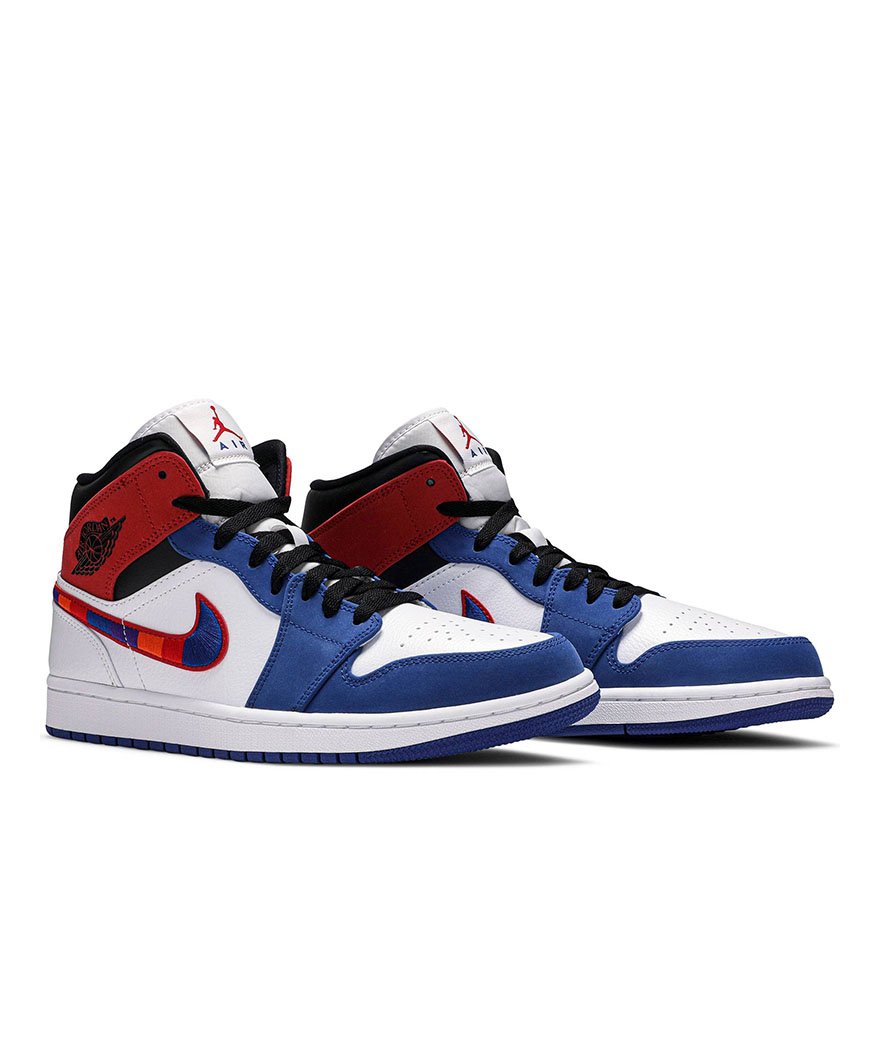 Air Jordan 1 Mid Multicolored Swoosh,Air Jordan 1 Mid,AIR JORDAN