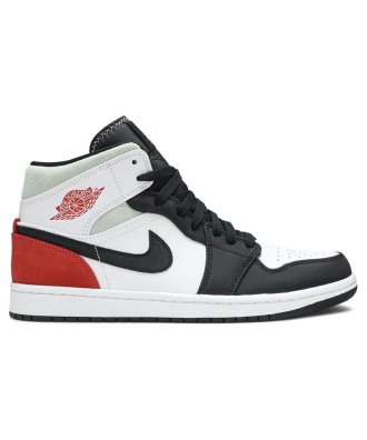 Air Jordan 1 Mid Se Red Black Toe,Air Jordan 1 Mid,AIR JORDAN