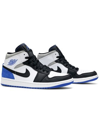 Air Jordan 1 Mid Se Royal Black Toe,Air Jordan 1 Mid,AIR JORDAN