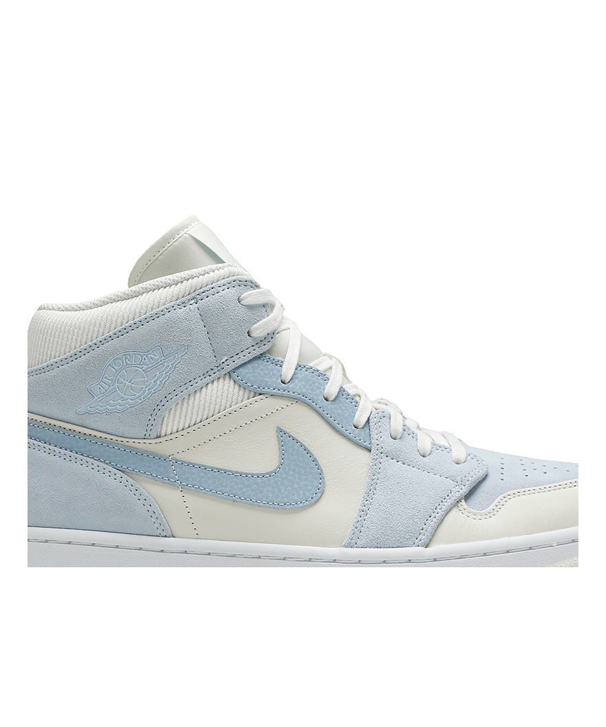 Air Jordan 1 Mid Se Sail Light Blue,Air Jordan 1 Mid,AIR JORDAN