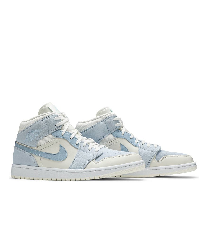Air Jordan 1 Mid Se Sail Light Blue,Air Jordan 1 Mid,AIR JORDAN
