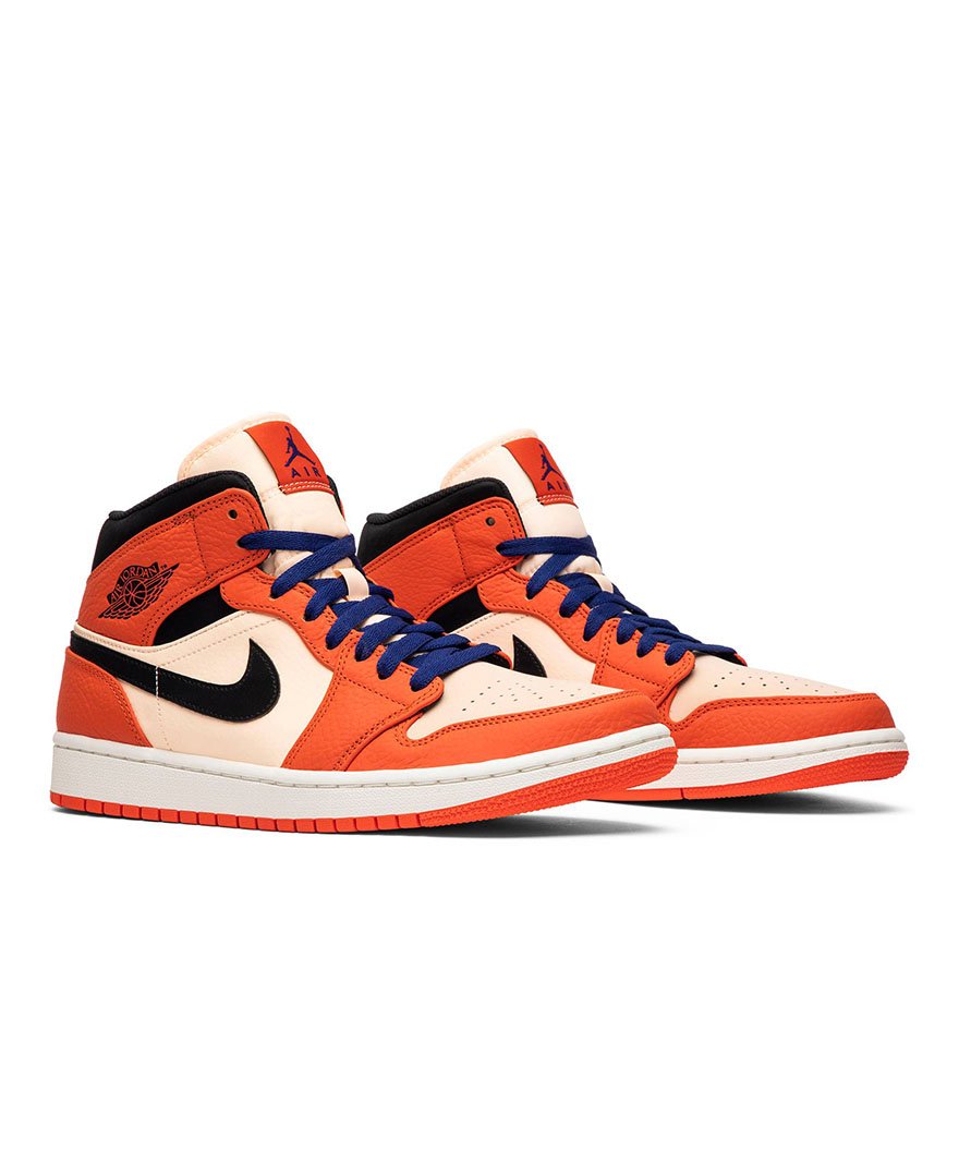 Air Jordan 1 Retro Mid Se Team Orange,Air Jordan 1 Mid,AIR JORDAN