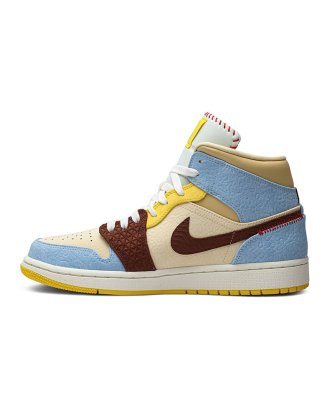Maison Chateau Rouge X Air Jordan 1 Mid Se Fearless,Air Jordan 1 Mid,AIR JORDAN