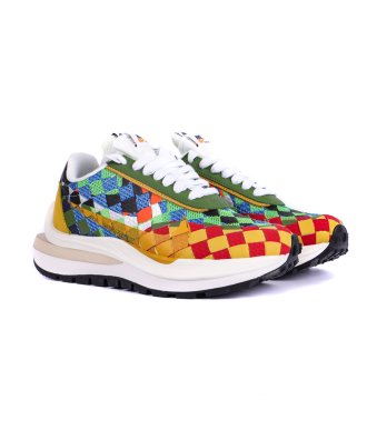 Sacai X Nike Ldvaporwaffle Mix Low Green Gusto,NIKE WAFFLE,NIKE SHOES