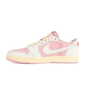 Travis Scott X Air Jordan 1 Aj1 Low Ts Joint White Powder Hook Low Top,Air Jordan 1 Low,AIR JORDAN