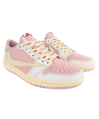 Travis Scott X Air Jordan 1 Aj1 Low Ts Joint White Powder Hook Low Top,Air Jordan 1 Low,AIR JORDAN