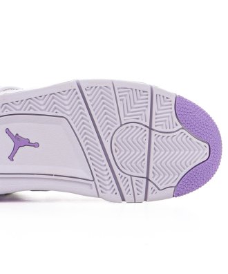 Custom Air Jordan 4 Retro White Purple ,Air Jordan 4,AIR JORDAN