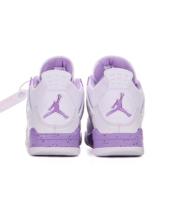 Custom Air Jordan 4 Retro White Purple ,Air Jordan 4,AIR JORDAN
