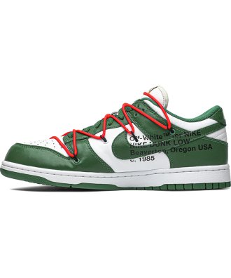 Offwhite X Dunk Low Pine Green,SB DUNK LOW,SB DUNK,NIKE SHOES