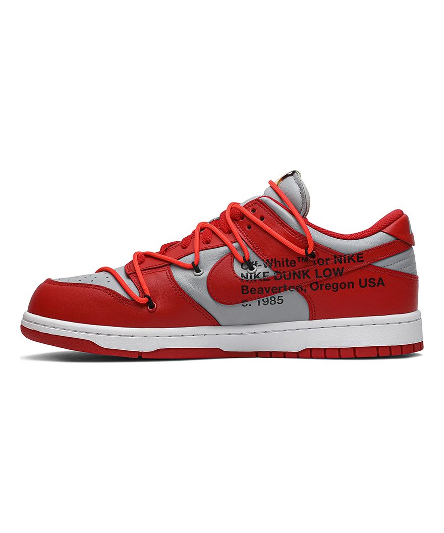 Offwhite X Dunk Low University Red,SB DUNK LOW,SB DUNK,NIKE SHOES