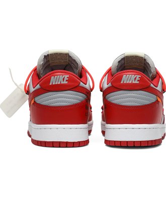 Offwhite X Dunk Low University Red,SB DUNK LOW,SB DUNK,NIKE SHOES