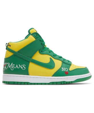 Supreme X Dunk High Sb By Any Means Brazil,SB DUNK HIGH,SB DUNK,NIKE SHOES