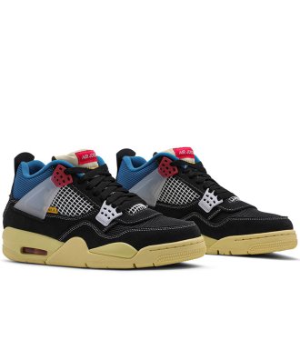 Union La X Air Jordan 4 Retro Off Noir,Air Jordan 4,AIR JORDAN