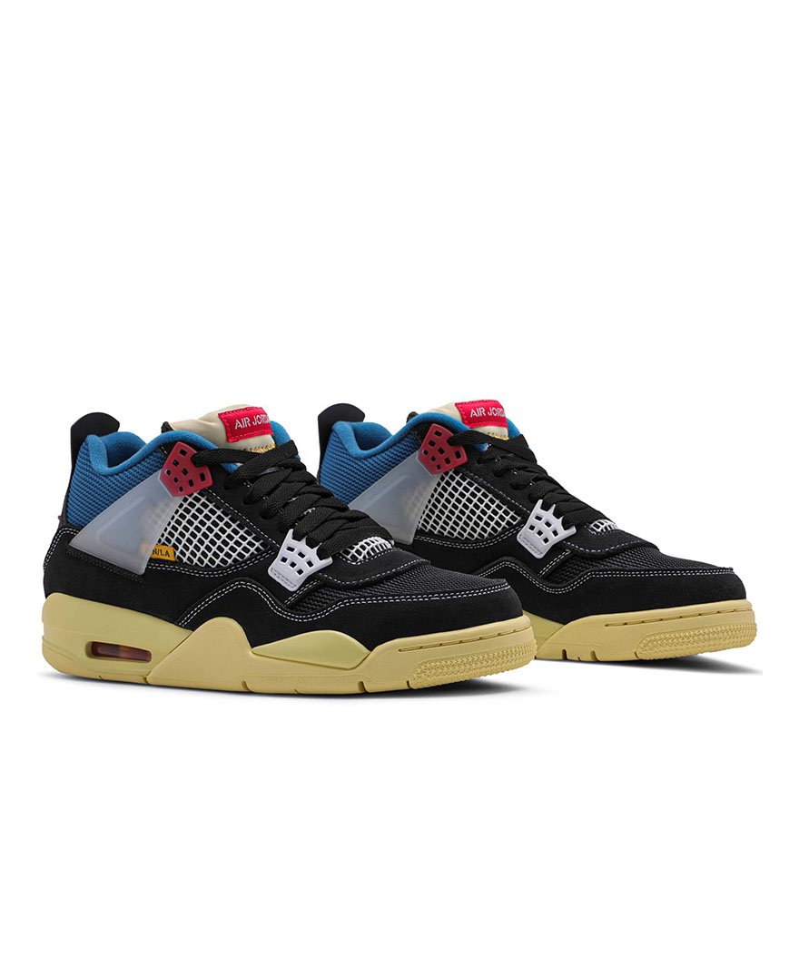 Union La X Air Jordan 4 Retro Off Noir,Air Jordan 4,AIR JORDAN