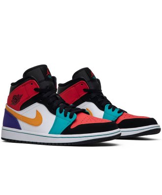 Air Jordan 1 Mid Multicolor,Air Jordan 1 Mid,AIR JORDAN