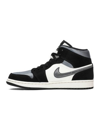 Air Jordan 1 Mid Se Satin Smoke Grey,Air Jordan 1 Mid,AIR JORDAN