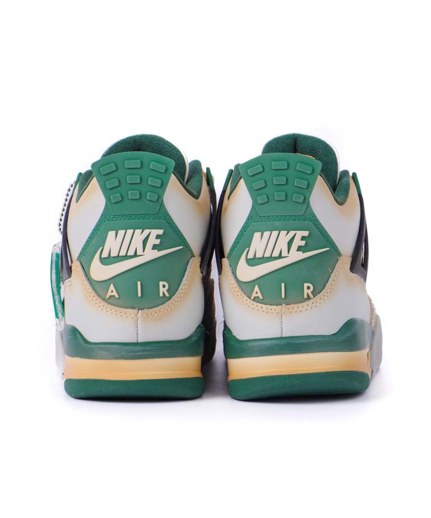Custom Air Jordan 4 Sail Green,Air Jordan 4,AIR JORDAN