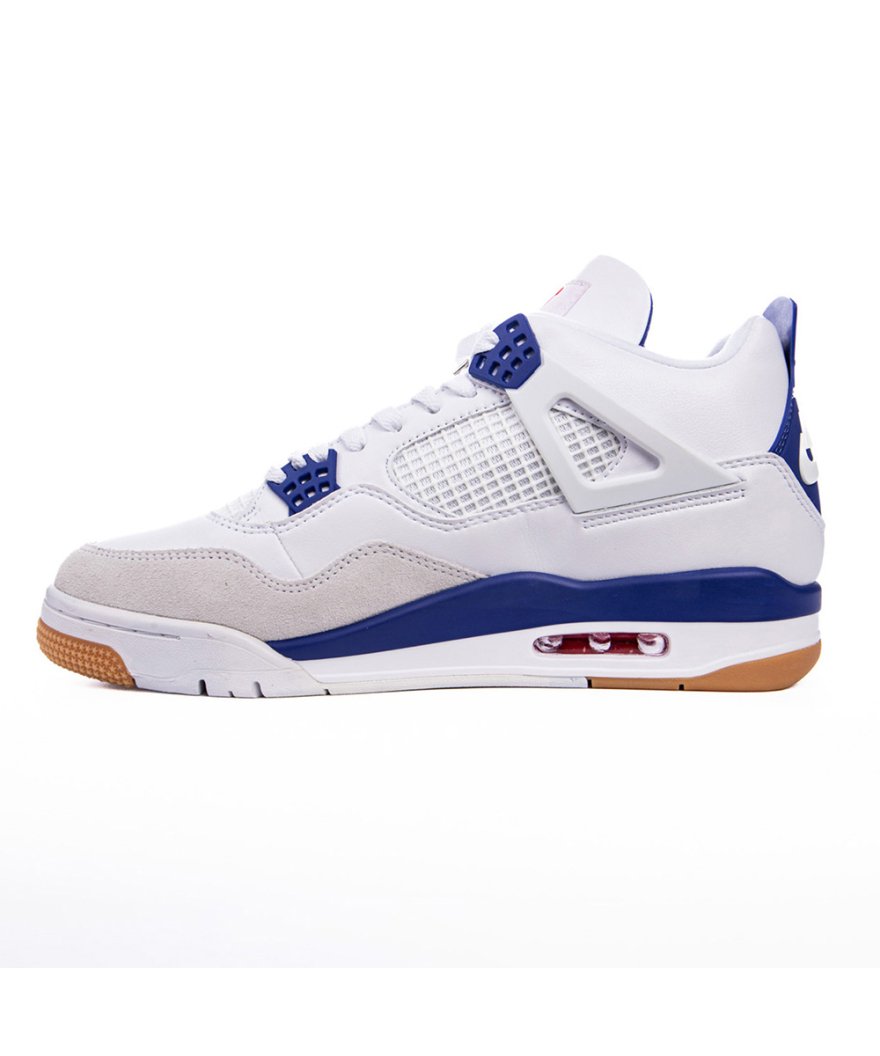 Nike Sb X Air Jordan 4 White/Navy,Air Jordan 4,AIR JORDAN