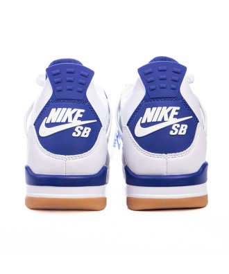 Nike Sb X Air Jordan 4 White/Navy,Air Jordan 4,AIR JORDAN