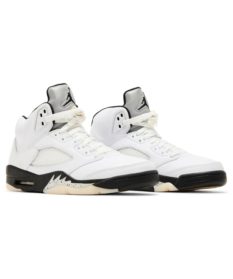 Air Jordan 5 Retro White Black,Air Jordan 5,AIR JORDAN