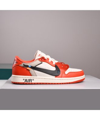 Offwhite X Air Jordan 1 Low Chicago Custom,Air Jordan 1 Low,AIR JORDAN