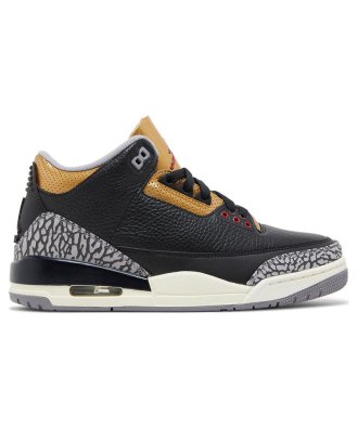 Air Jordan 3 Retro Black Gold,Air Jordan 3,AIR JORDAN