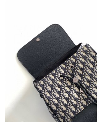 Dior Saddle Backpack with Flap 1ADBA2 26.5X41X14cm,Christian Dior Bags