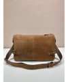 Prada Suede shoulder bags 2VH187 22X35X12cm,Prada Bags